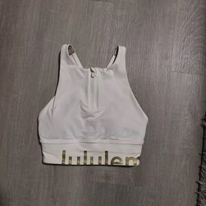 Lululemon white sports bra